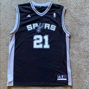 Adidas Tim Duncan Spurs Jersey